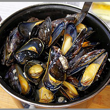 image of mussels from Belgium
